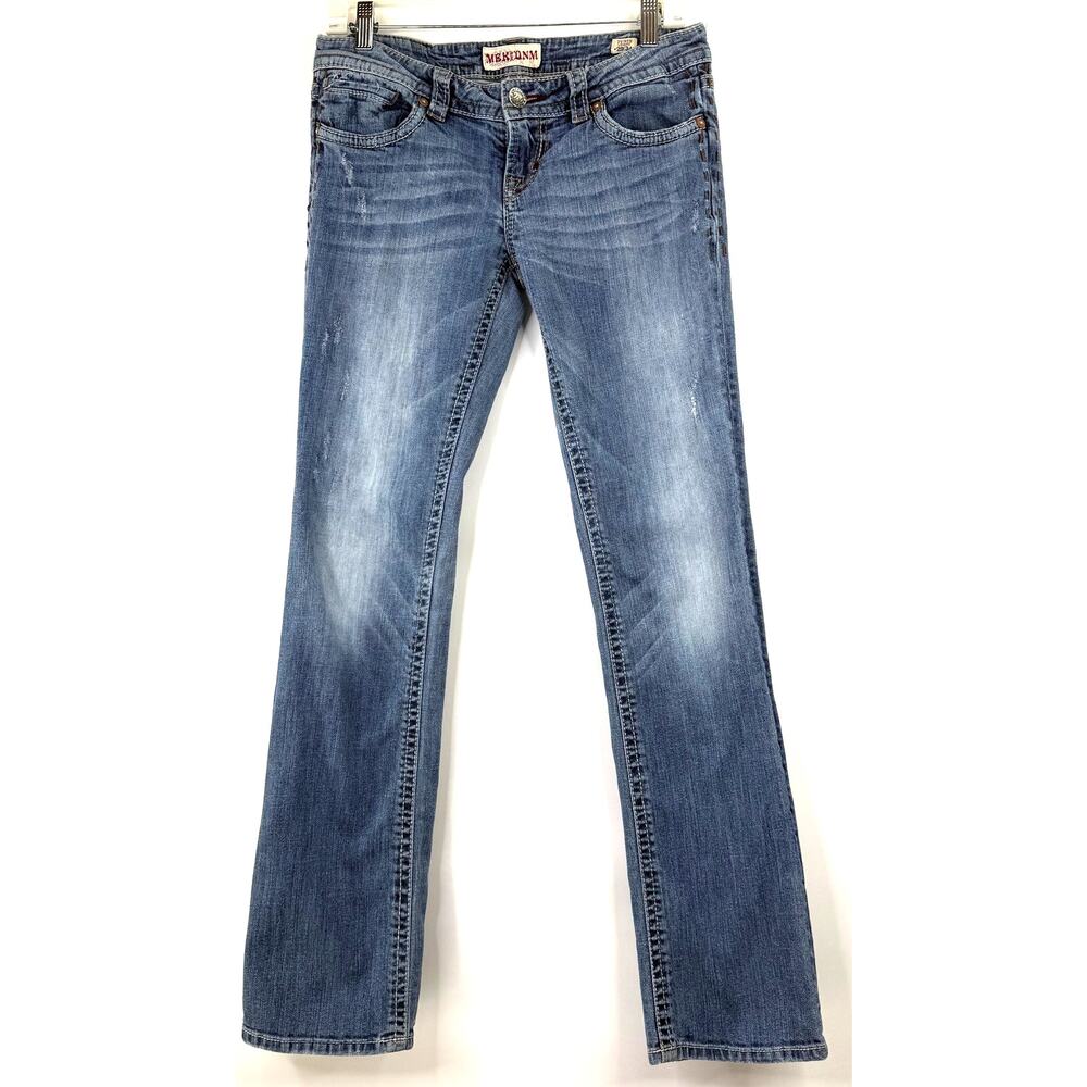 MEK Denim Women's Tunis Straight Leg Jeans Size 29